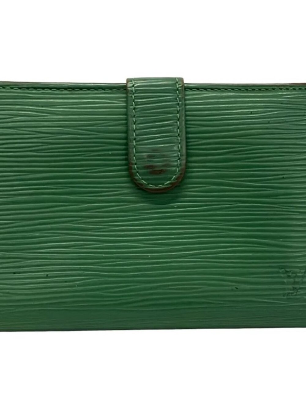 LOUIS VUITTON Porte Monnaie Billets Viennois M63244 Borneo Green Epi Unclear